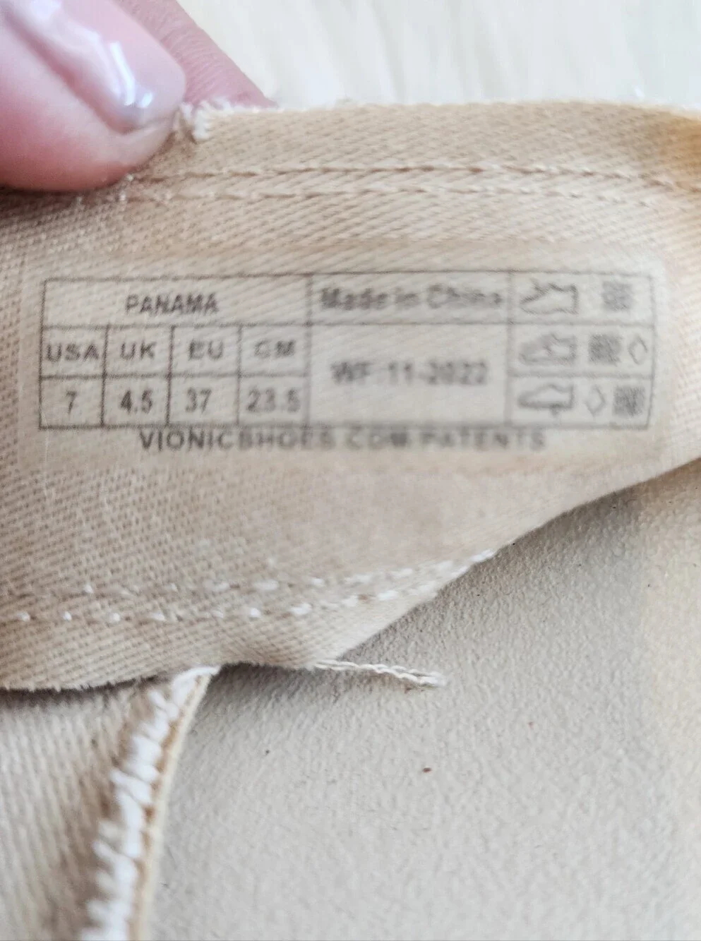 VIONIC PANAMA BEACH SANDAL SEMOLINA SIZE 7 EUC - Picture 8 of 15
